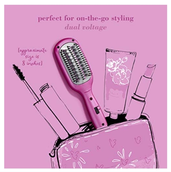 Conair Mini Super Smoothing Brush; Perfect for On-The-Go Styling - Picture 9 of 12